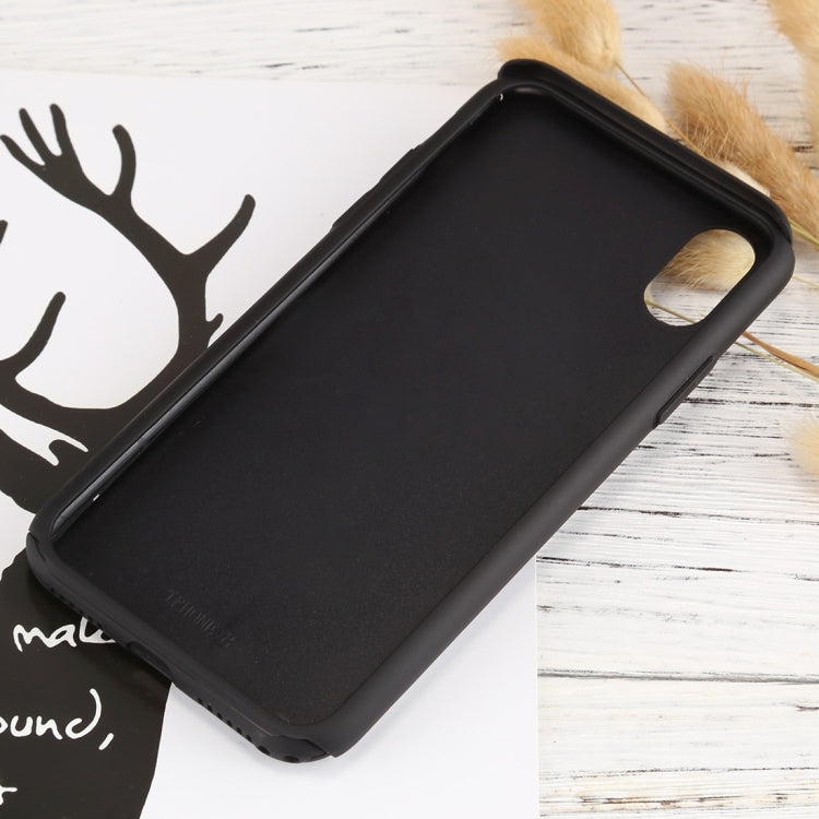 For iPhone X 360 Degree Full Coverage Detachable PC Protective Cover Case with Tempered Glass Film