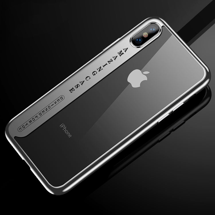 For iPhone X CAFELE Ultra-thin Electroplating Soft TPU Protective Back Cover Case