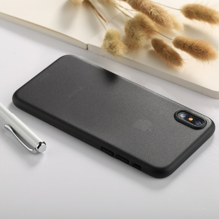 For iPhone X / XS Ultra-thin Frosted PP Protective Back Cover Case