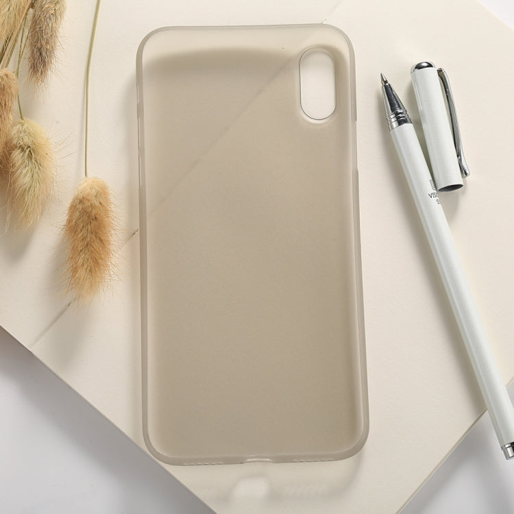For iPhone X / XS Ultra-thin Frosted PP Protective Back Cover Case
