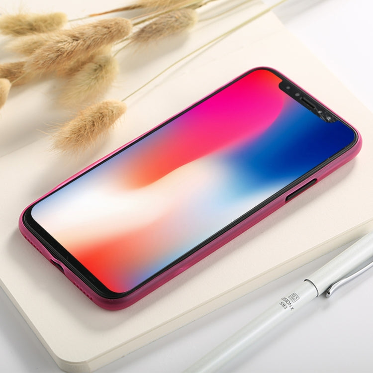 For iPhone X / XS Ultra-thin Frosted PP Protective Back Cover Case