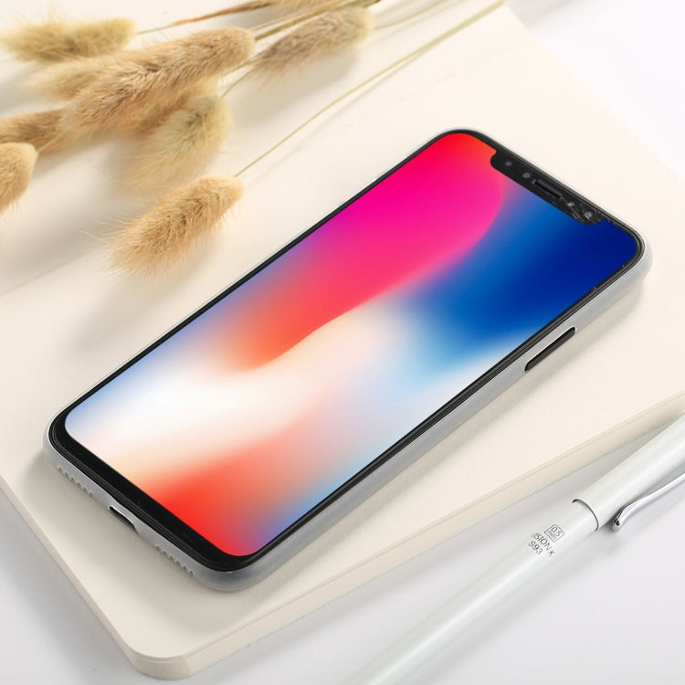 For iPhone X / XS Ultra-thin Frosted PP Protective Back Cover Case