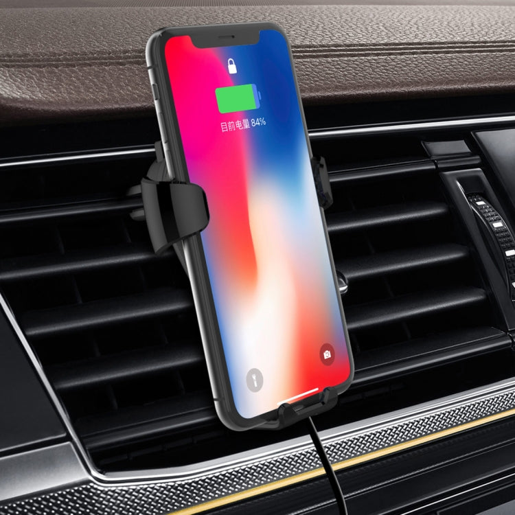 OCUBE&#160;S001 Wireless Charger Car Air Outlet Holder Charger,Support 4.7 inch to 6 inch Phones, For iPhone, Galaxy, Huawei, Xiaomi, LG, HTC and Other QI Standard Smart Phones