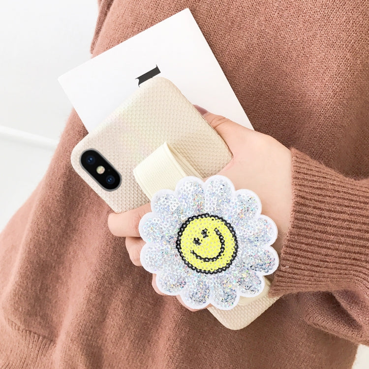 For iPhone X / XS Protective Back Case Cover with Sunflower Wristband