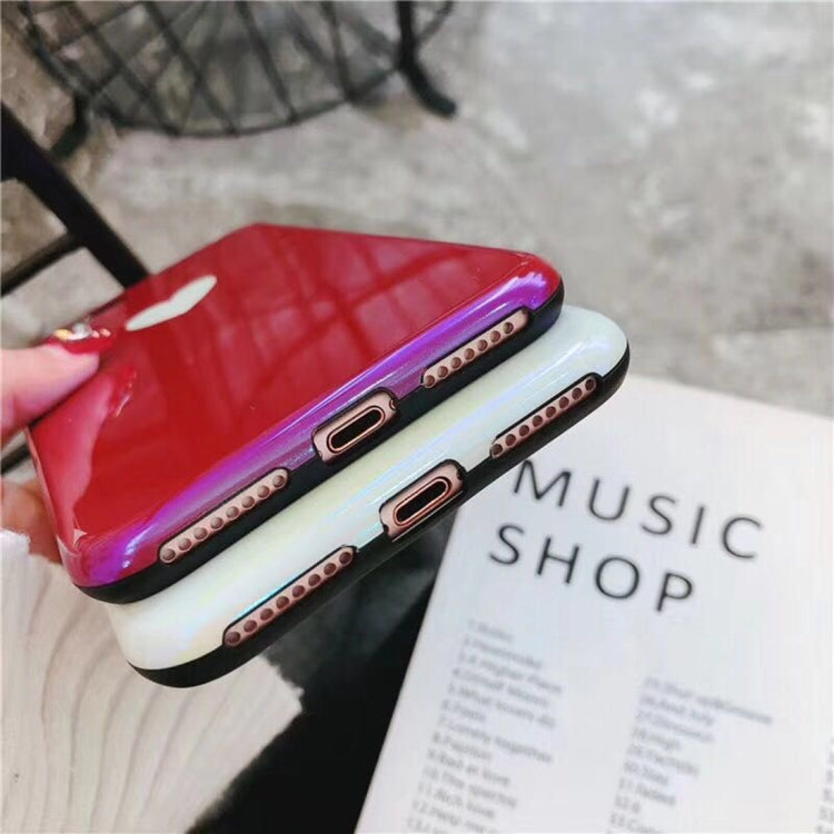 For iPhone X / XS IMD Heart Pattern Protective Back Case Cover