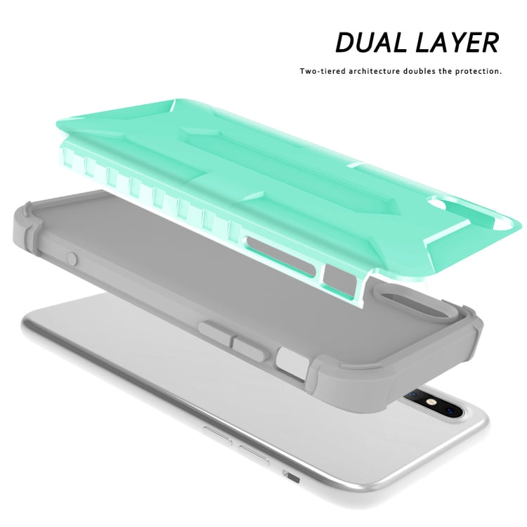 For iPhone X / XS Dropproof PC + TPU Case