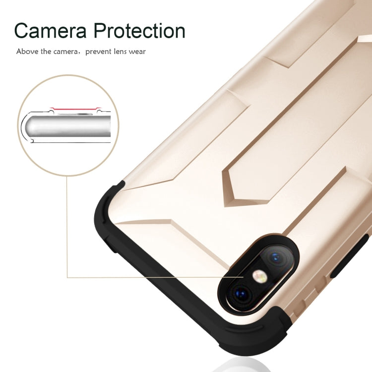 For iPhone X / XS Dropproof PC + TPU Case