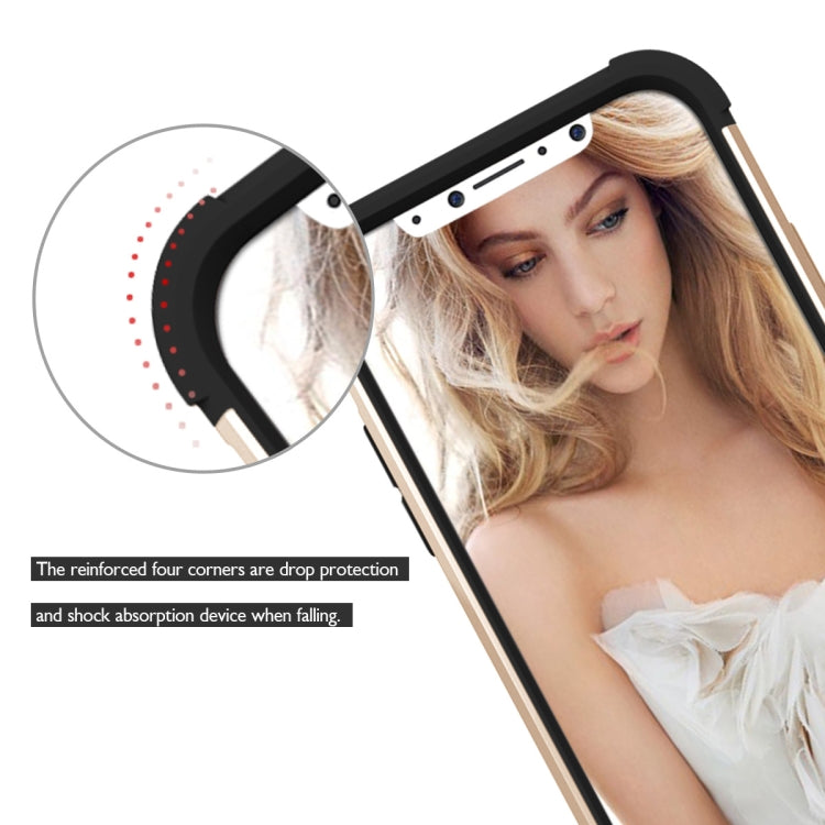 For iPhone X / XS Dropproof PC + TPU Case