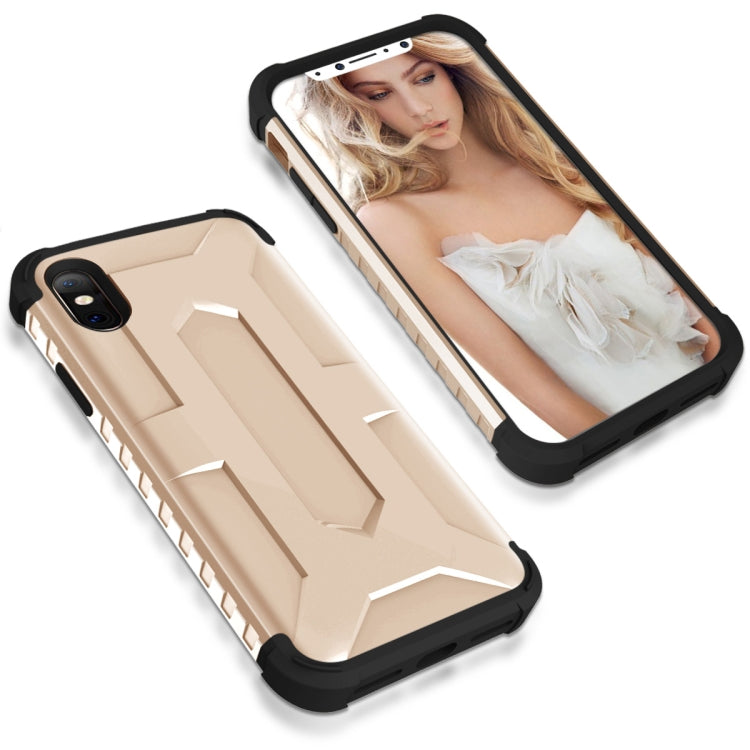 For iPhone X / XS Dropproof PC + TPU Case