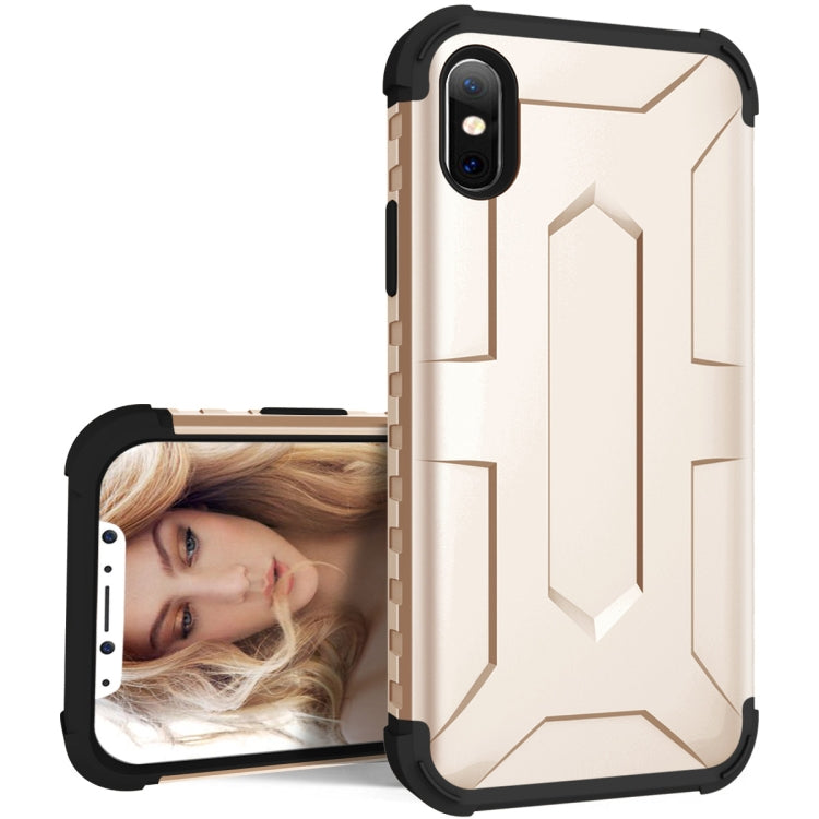 For iPhone X / XS Dropproof PC + TPU Case
