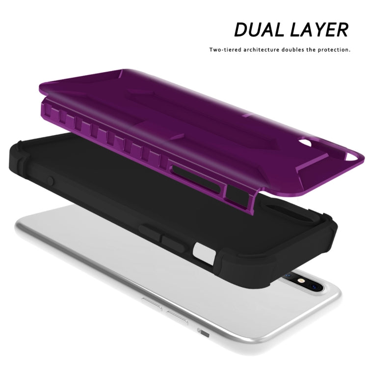 For iPhone X / XS Dropproof PC + TPU Case