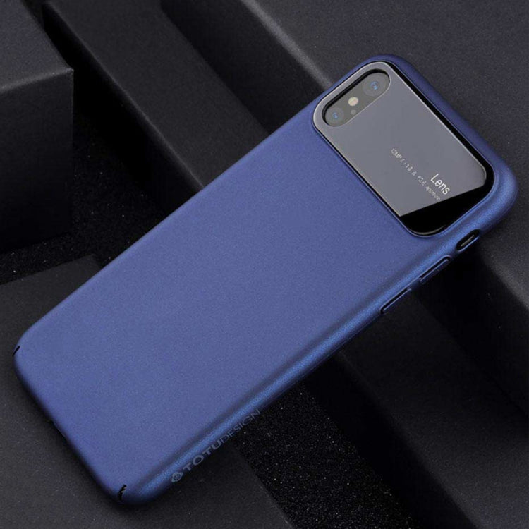 For iPhone X / XS TOTUDESIGN 0.5mm Ultra-thin Frosted Hard PC Protective Back Case
