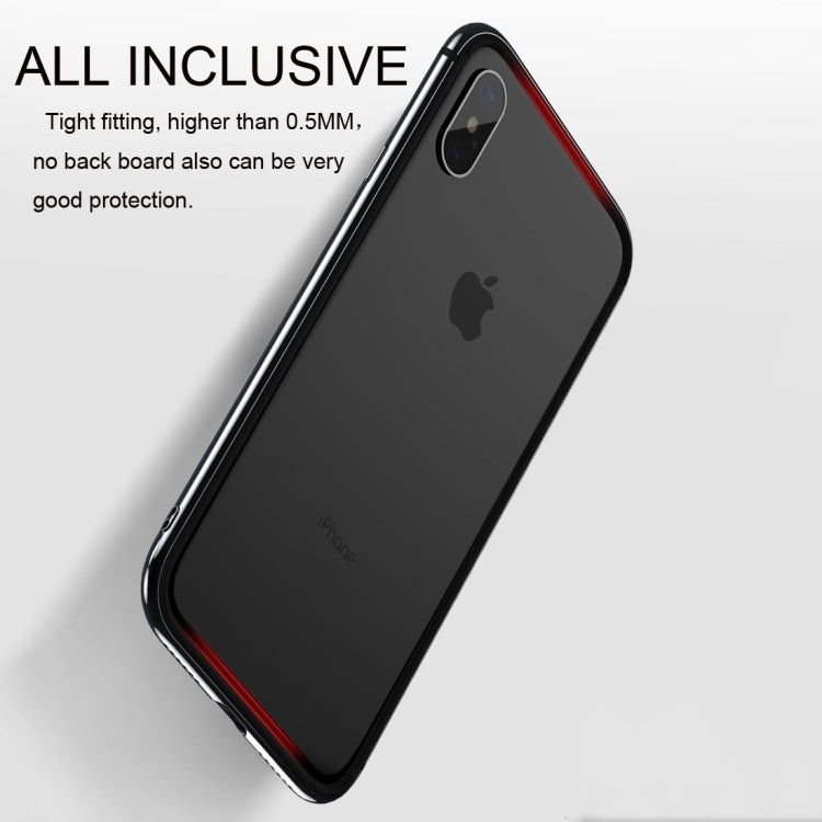 For iPhone X / XS TOTUDESIGN TPU + PC Dropproof Protective Bumper Frame  (Gold)