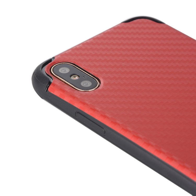 For iPhone X / XS Knit Texture TPU Dropproof Protective Back Cover Case