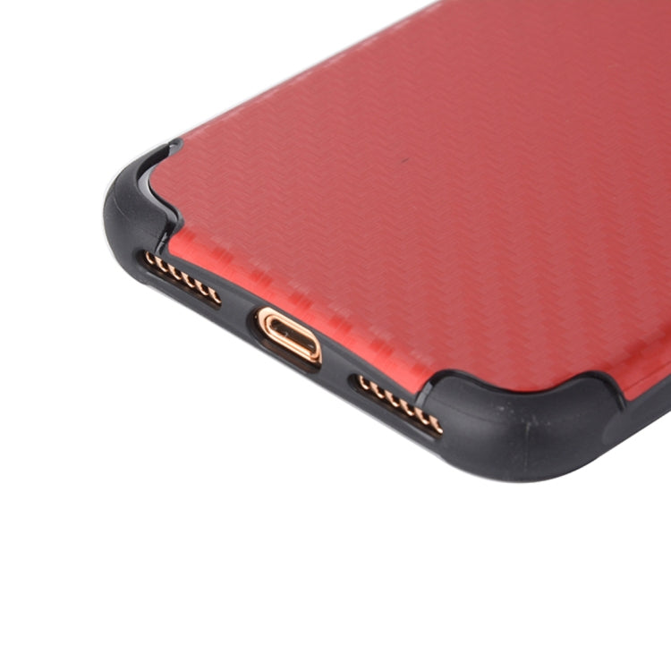 For iPhone X / XS Knit Texture TPU Dropproof Protective Back Cover Case