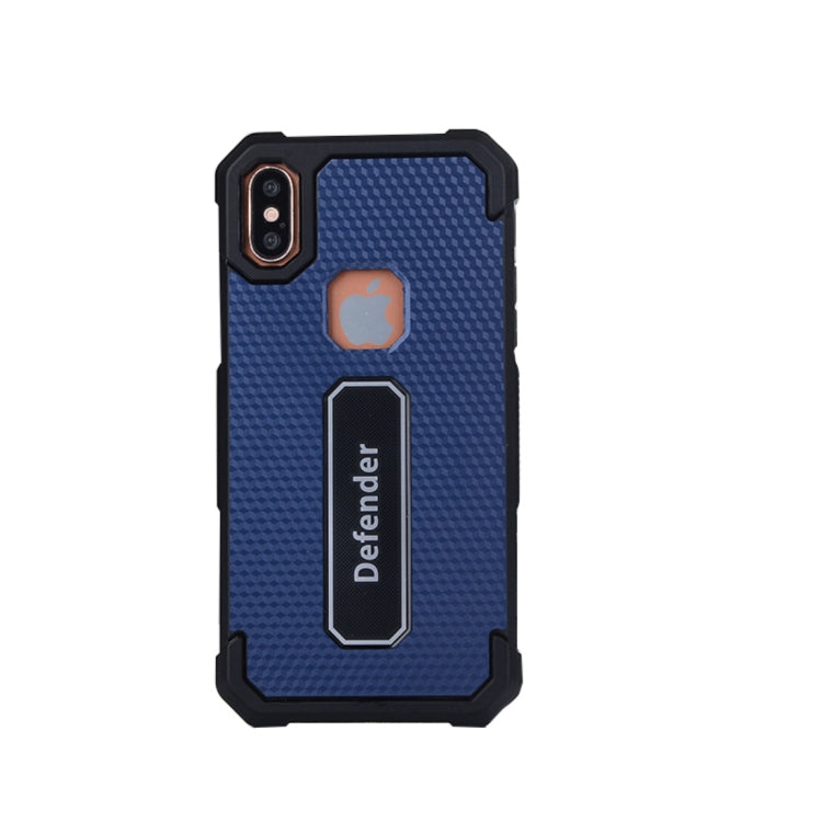 For iPhone X / XS Hexagonal Geometric Texture TPU Dropproof Protective Back Cover Case