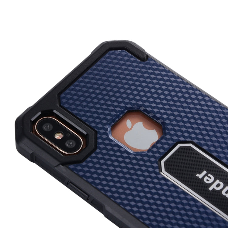 For iPhone X / XS Hexagonal Geometric Texture TPU Dropproof Protective Back Cover Case