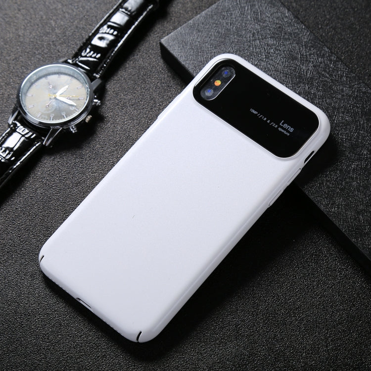 For iPhone X / XS TOTUDESIGN Magic Mirror Series Full Coverage Shockproof Protective Back Case (White)