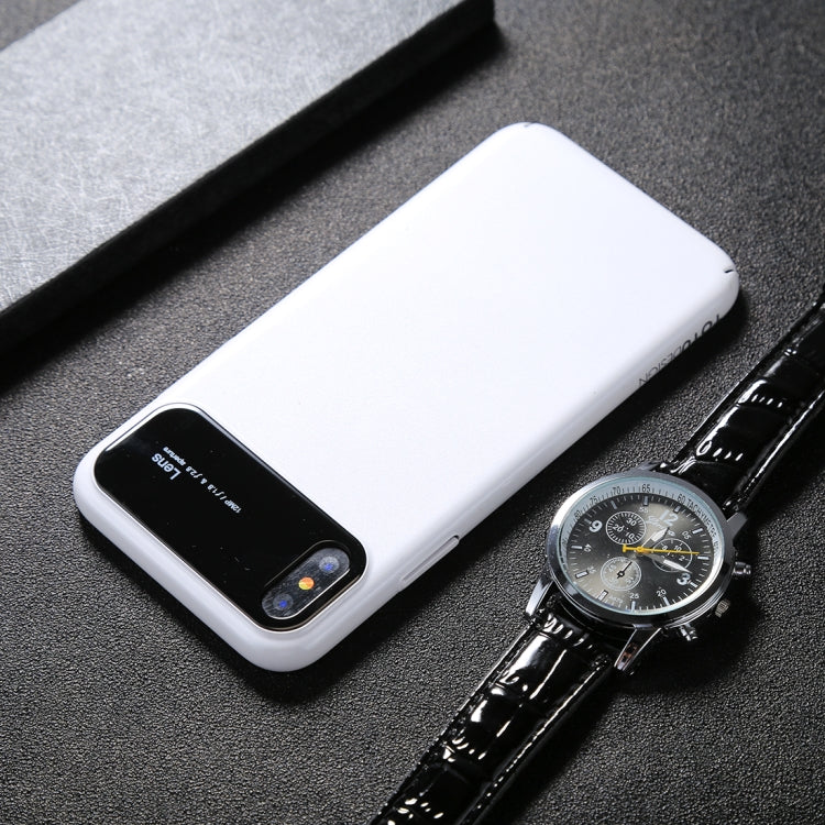 For iPhone X / XS TOTUDESIGN Magic Mirror Series Full Coverage Shockproof Protective Back Case (White)