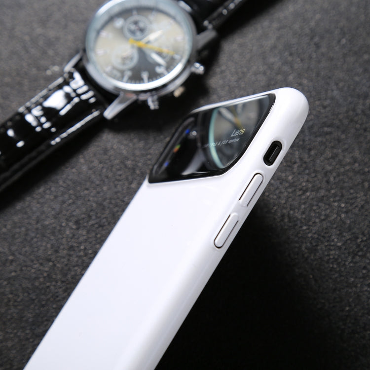 For iPhone X / XS TOTUDESIGN Magic Mirror Series Full Coverage Shockproof Protective Back Case (White)
