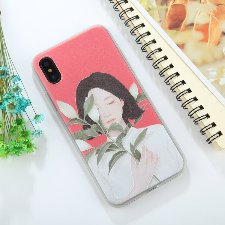 For iPhone X / XS Embossed