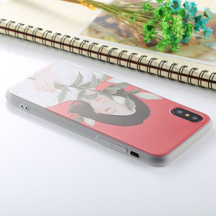 For iPhone X / XS Embossed
