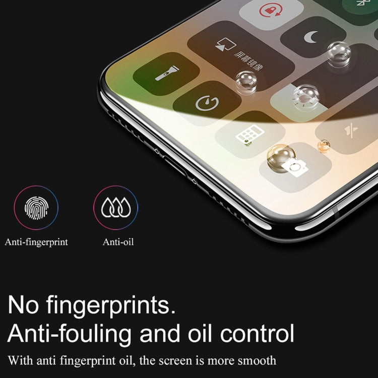 For iPhone X Lenuo DF 0.3mm 9H Surface Hardness 3D Arc Edge Full Coverage Explosion-proof Tempered Glass Front Screen Protector