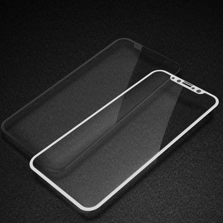For iPhone X Lenuo DF 0.3mm 9H Surface Hardness 3D Arc Edge Full Coverage Explosion-proof Tempered Glass Front Screen Protector