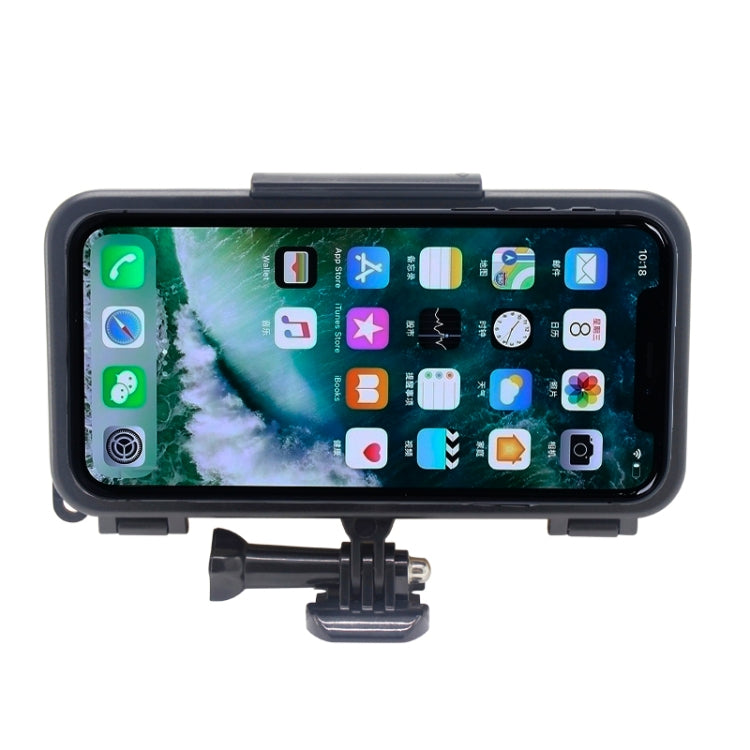 For iPhone X / XS HAMTOD & XS PC Dropproof Shock Absorption Sponge Pads Sports Protective Back Cover Case with Parts