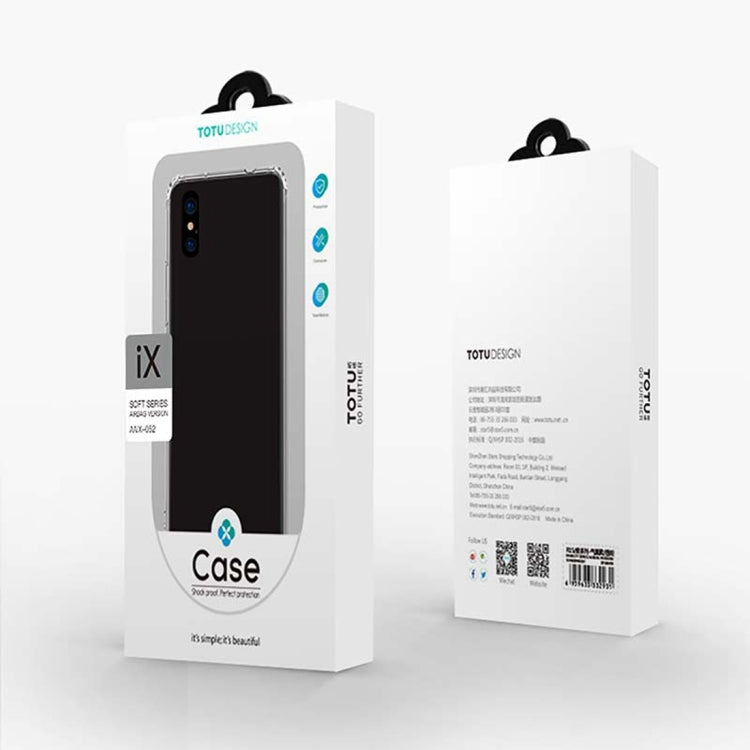 For iPhone X / XS TOTUDESIGN Transparent Airbag Shockproof TPU Case