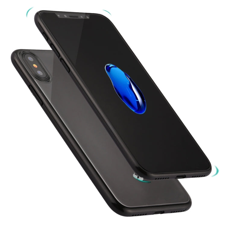 For iPhone X / XS TOTUDESIGN Crystal Clear Series Protective Back Cover Case