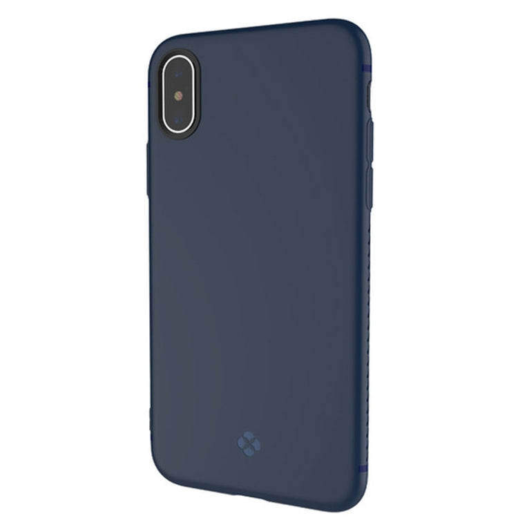 For iPhone X / XS TOTUDESIGN TPU Anti-slip Soft Protective Back Cover Case