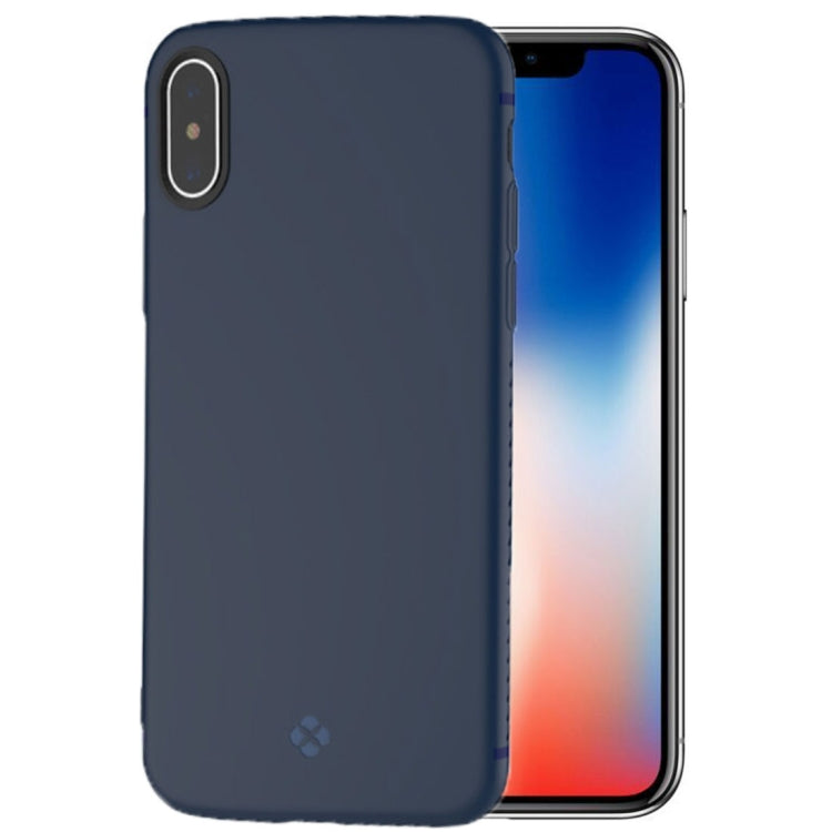 For iPhone X / XS TOTUDESIGN TPU Anti-slip Soft Protective Back Cover Case