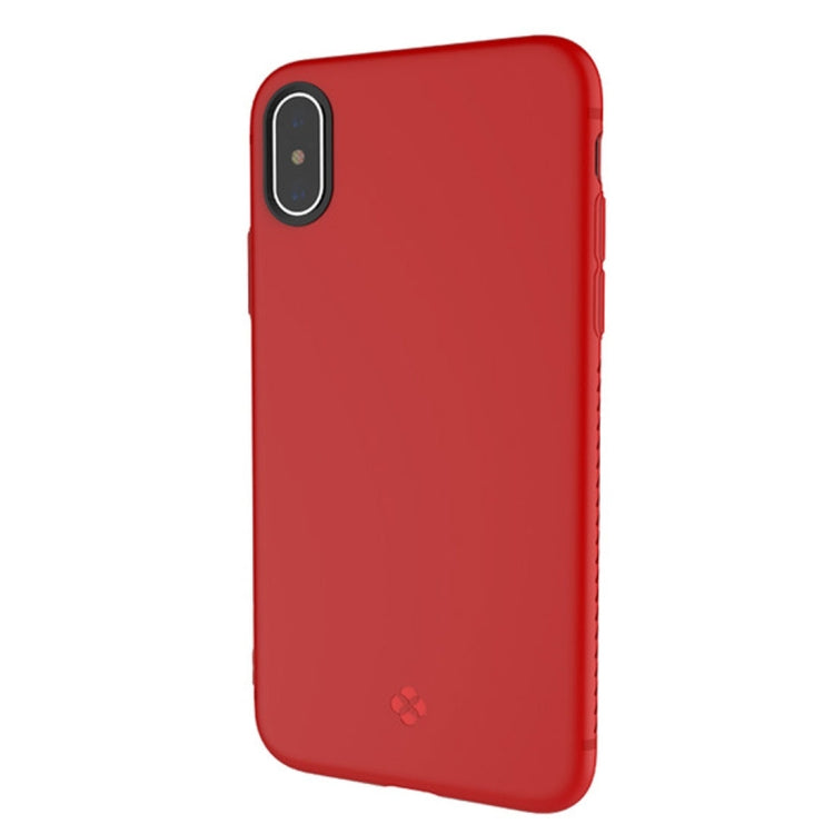For iPhone X / XS TOTUDESIGN TPU Anti-slip Soft Protective Back Cover Case