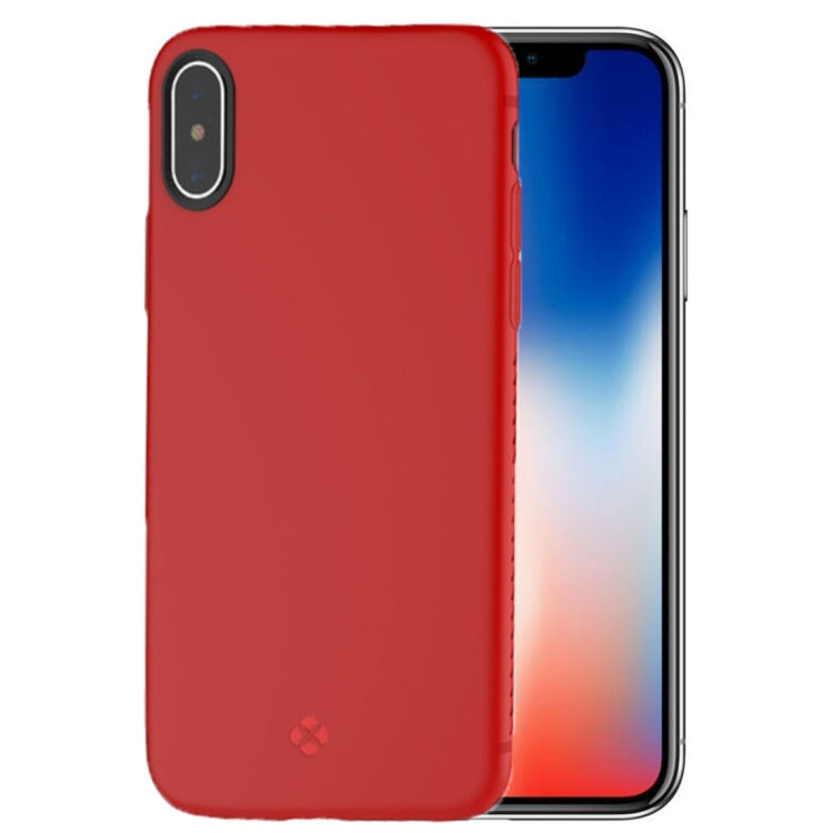 For iPhone X / XS TOTUDESIGN TPU Anti-slip Soft Protective Back Cover Case