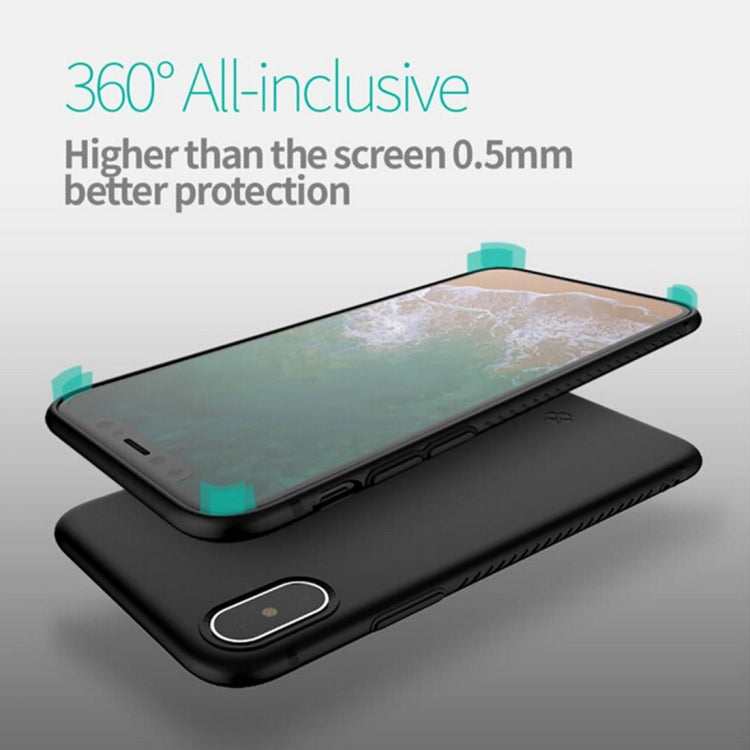 For iPhone X / XS TOTUDESIGN TPU Anti-slip Soft Protective Back Cover Case