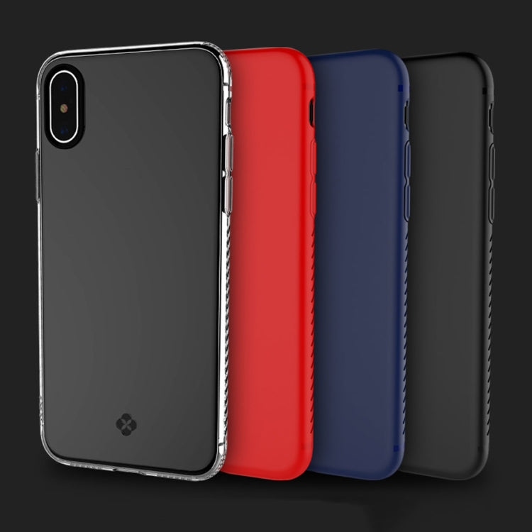 For iPhone X / XS TOTUDESIGN TPU Anti-slip Soft Protective Back Cover Case