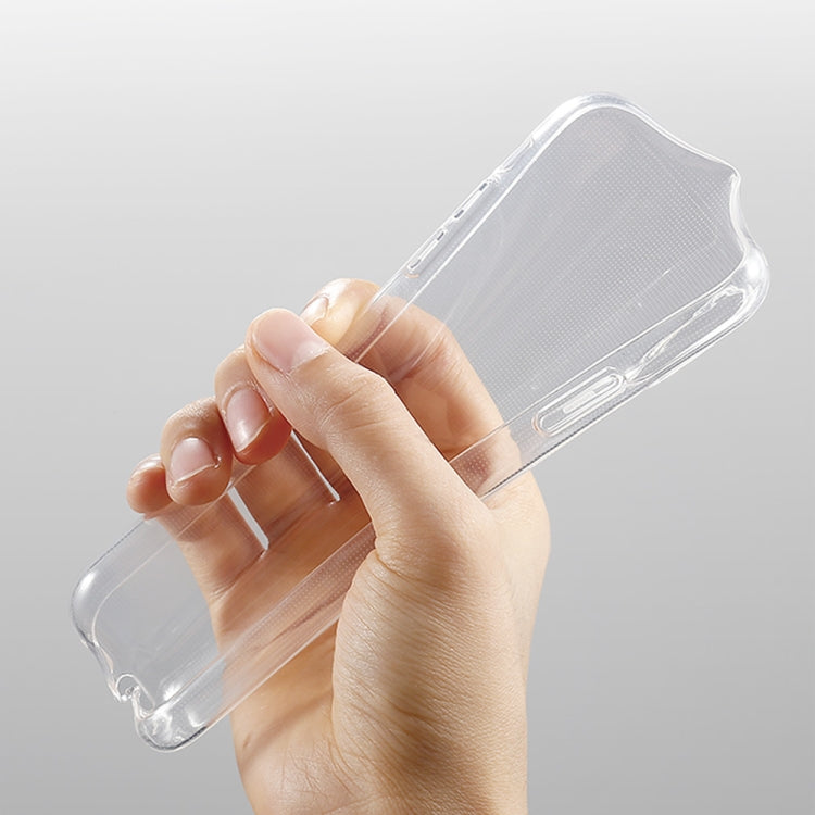 For iPhone X / XS TOTUDESIGN TPU Soft Protective Back Cover Case(Transparent)