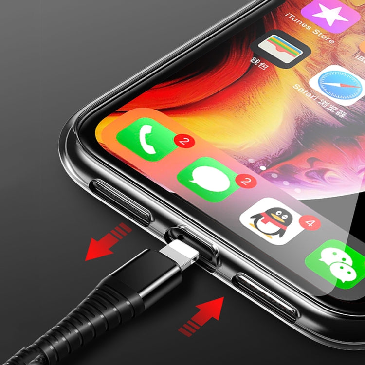 For iPhone X / XS TOTUDESIGN TPU Soft Protective Back Cover Case(Transparent)