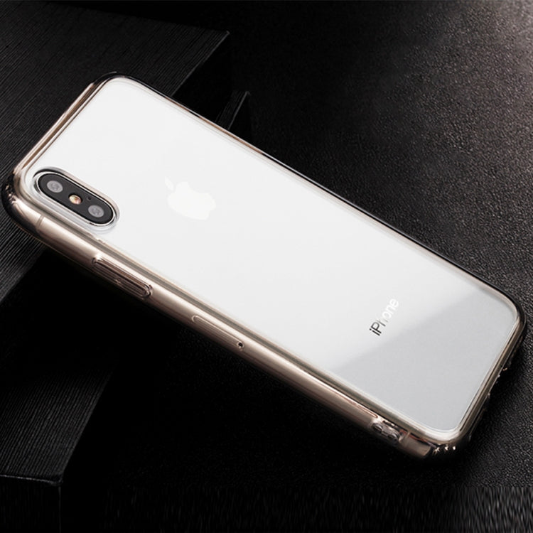 For iPhone X CAFELE TPU + PP Shockproof Protective Back Cover Case