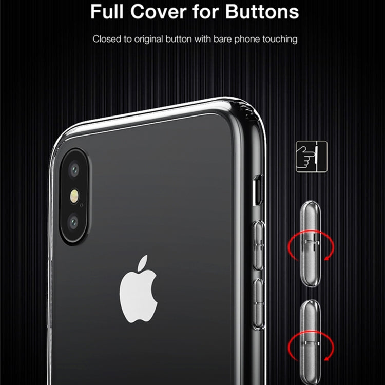 For iPhone X CAFELE TPU + PP Shockproof Protective Back Cover Case