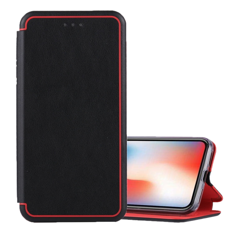 For iPhone X / XS Ultra-thin Magnetic Horizontal Flip Shockproof Protective Leather Case with Holder & Card Slot