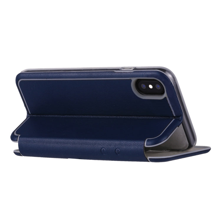 For iPhone X / XS Ultra-thin Magnetic Horizontal Flip Shockproof Protective Leather Case with Holder & Card Slot