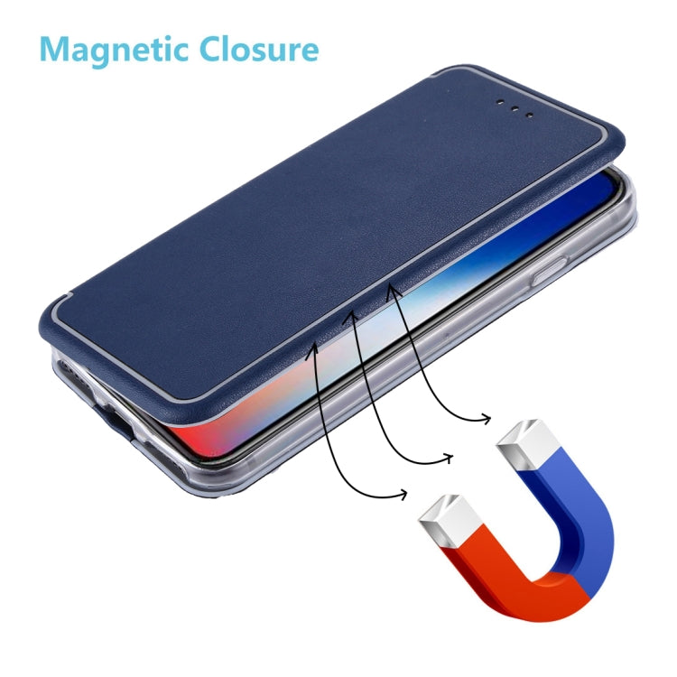 For iPhone X / XS Ultra-thin Magnetic Horizontal Flip Shockproof Protective Leather Case with Holder & Card Slot
