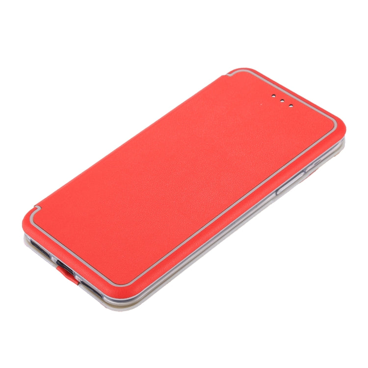 For iPhone X / XS Ultra-thin Magnetic Horizontal Flip Shockproof Protective Leather Case with Holder & Card Slot