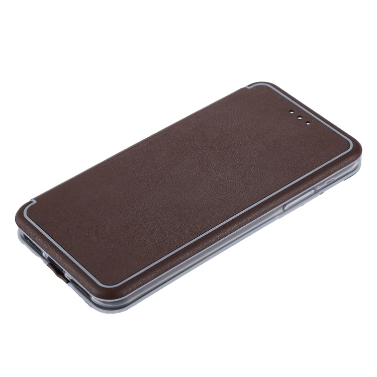 For iPhone X / XS Ultra-thin Magnetic Horizontal Flip Shockproof Protective Leather Case with Holder & Card Slot