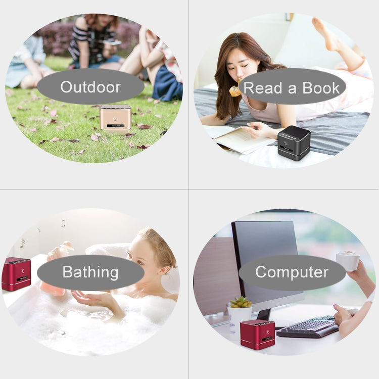 Q7 Portable Heavy Bass Stereo Bluetooth Speaker, Built-in Mic, Support Hands-free, TF Card, AUX, For iPhone, Samsung, Huawei, Xiaomi, HTC and Other Smartphones, Bluetooth Distance: about 10m