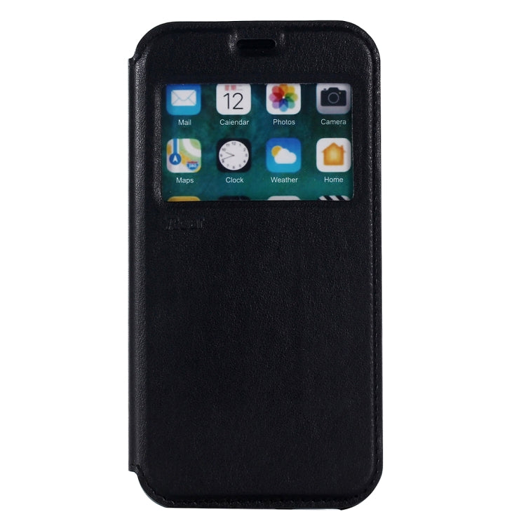 For iPhone X / XS Original Roar Crazy Horse Texture Horizontal Flip Leather Case with Call Display ID & Holder & Card Slot