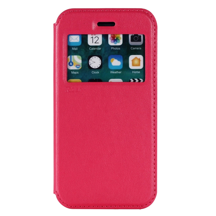 For iPhone X / XS Original Roar Crazy Horse Texture Horizontal Flip Leather Case with Call Display ID & Holder & Card Slot