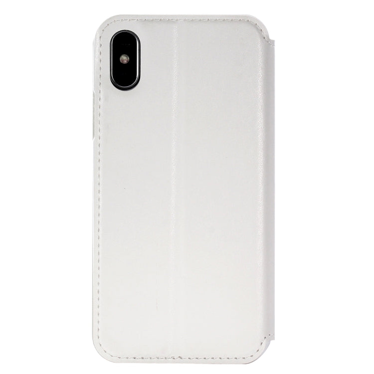 For iPhone X / XS Original Roar Crazy Horse Texture Horizontal Flip Leather Case with Call Display ID & Holder & Card Slot